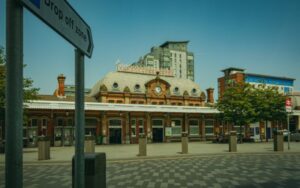 Historic train station - representing broadband in Slough