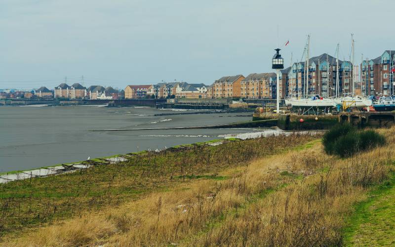 Riverside in Grays Thurrock, representing the local broadband coverage area.
