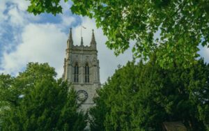 St Georges Church in Beckenham, representing the local broadband coverage area.
