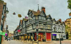 Traditional Tudor House in Chester, representing the local broadband coverage area.