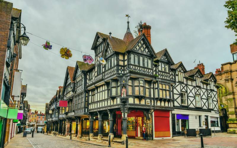 Traditional Tudor House in Chester, representing the local broadband coverage area.