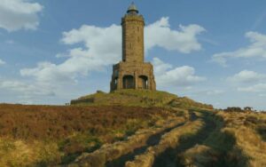 Darwen Tower in Blackburn, representing the local broadband coverage area