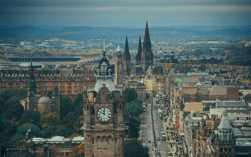 Edinburgh City, representing the local broadband coverage area