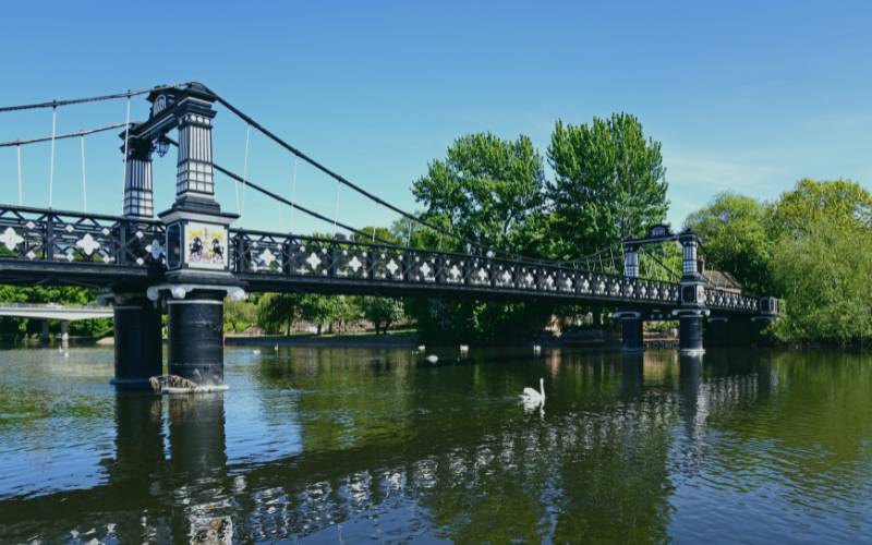 Ferry Bridge in Burton Upon Trent, representing the local broadband coverage area