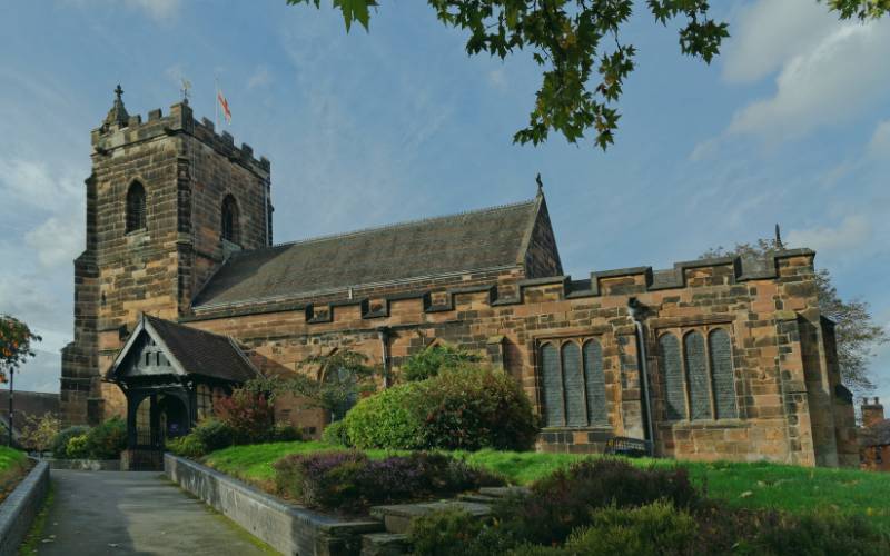 Holy Trinity Parish Church of Sutton Coldfield, representing the local broadband coverage area