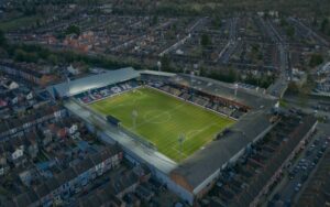 Kenilworth Road Stadium in Luton, representing the local broadband coverage area