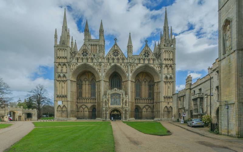 Peterborough Cathedral in Peterborough, representing the local broadband coverage area
