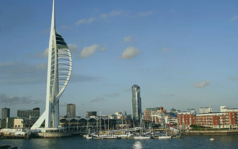 Portsmouth Waterfront in Portsmouth, representing the local broadband coverage area