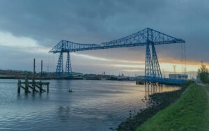 Transporter Bridge in Middlesbrough, representing the local broadband coverage area