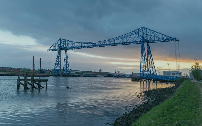 Transporter Bridge in Middlesbrough, representing the local broadband coverage area