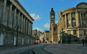 Victoria Square in Birmingham, representing the local broadband coverage area