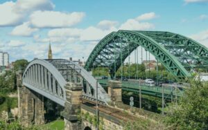 Wearmouth Bridge in Sunderland, representing the local broadband coverage area