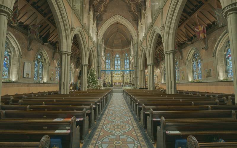 Bury Parish Church in Bury England, representing the local broadband coverage area