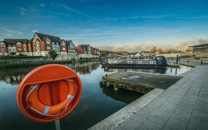 Northwich Marina Cheshire, representing the local broadband coverage area